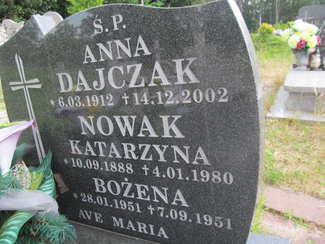 Katarzyna Nowak 1888 Drawsko Pomorskie - Grobonet - Wyszukiwarka osób pochowanych