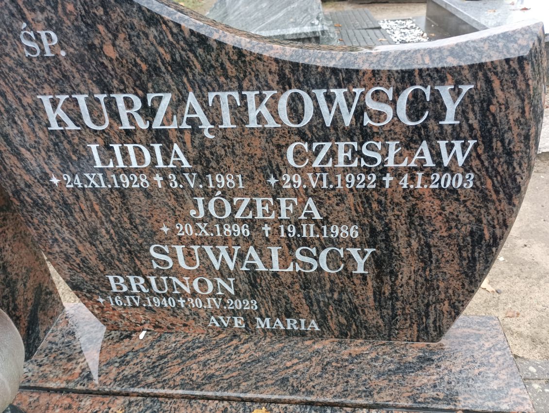 Czesław Kurzątkowski 1922 Drawsko Pomorskie - Grobonet - Wyszukiwarka osób pochowanych