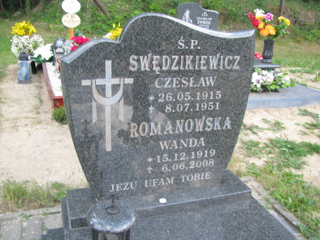 Czesław Swędzikiewicz 1915 Drawsko Pomorskie - Grobonet - Wyszukiwarka osób pochowanych