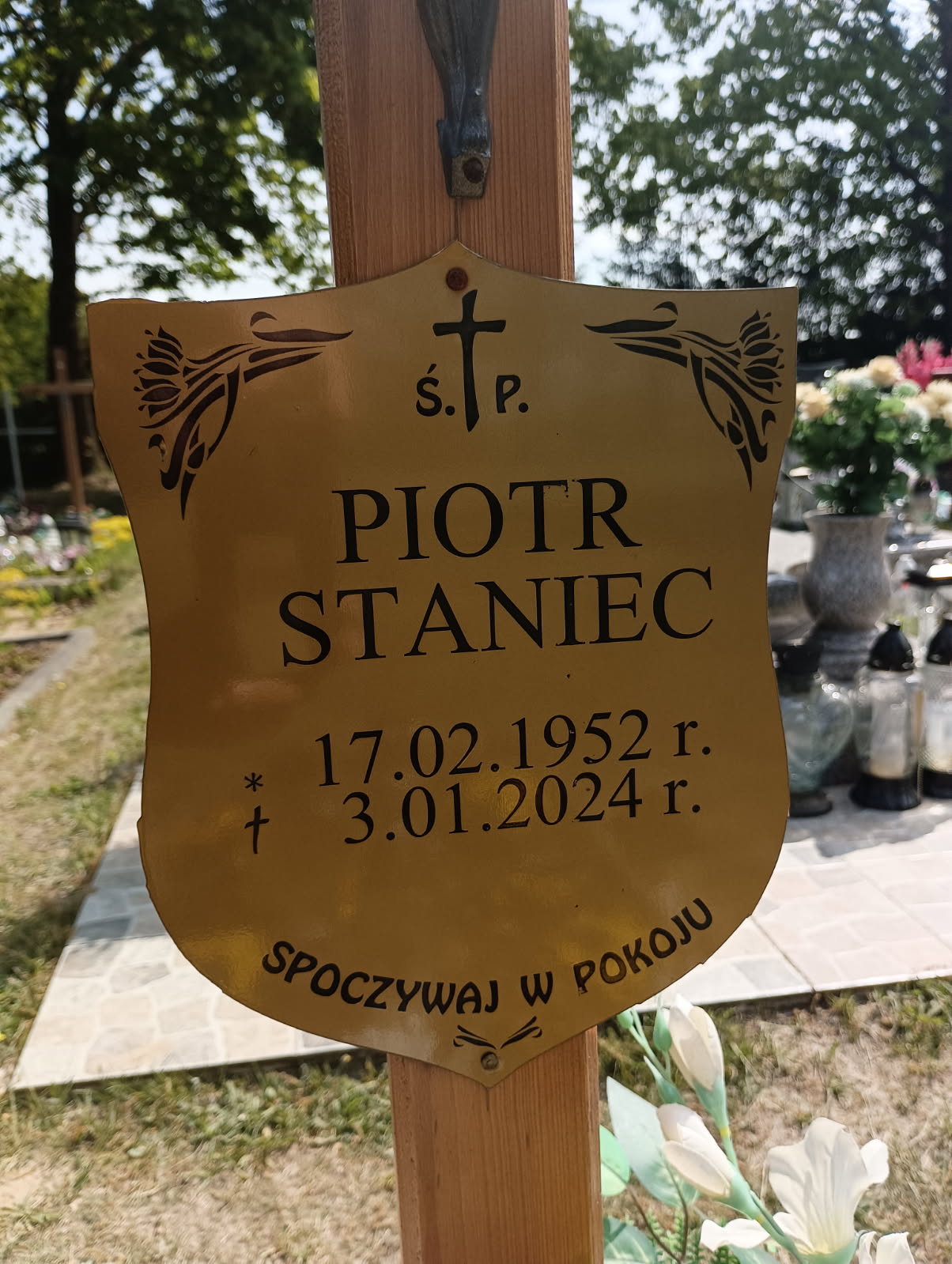 Piotr Staniec 1952 Drawsko Pomorskie - Grobonet - Wyszukiwarka osób pochowanych