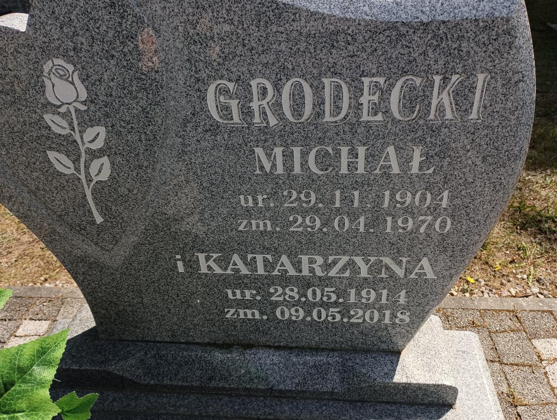 Michał Grodecki 1904 Drawsko Pomorskie - Grobonet - Wyszukiwarka osób pochowanych