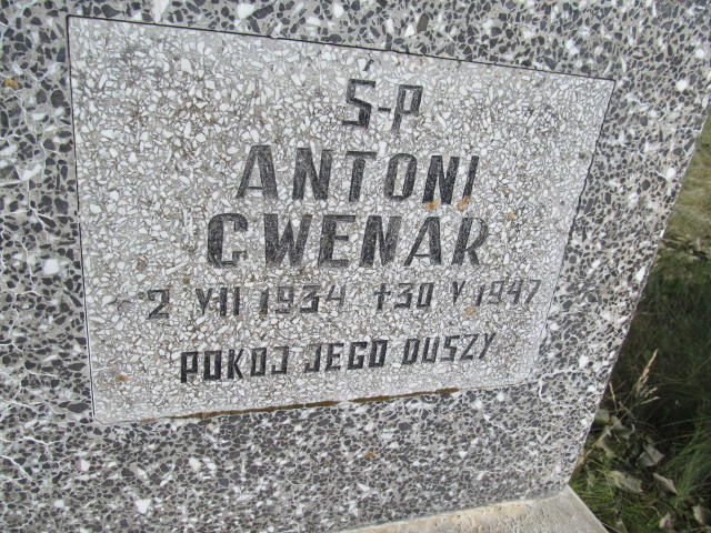 Antoni Cwenar 1934 Drawsko Pomorskie - Grobonet - Wyszukiwarka osób pochowanych